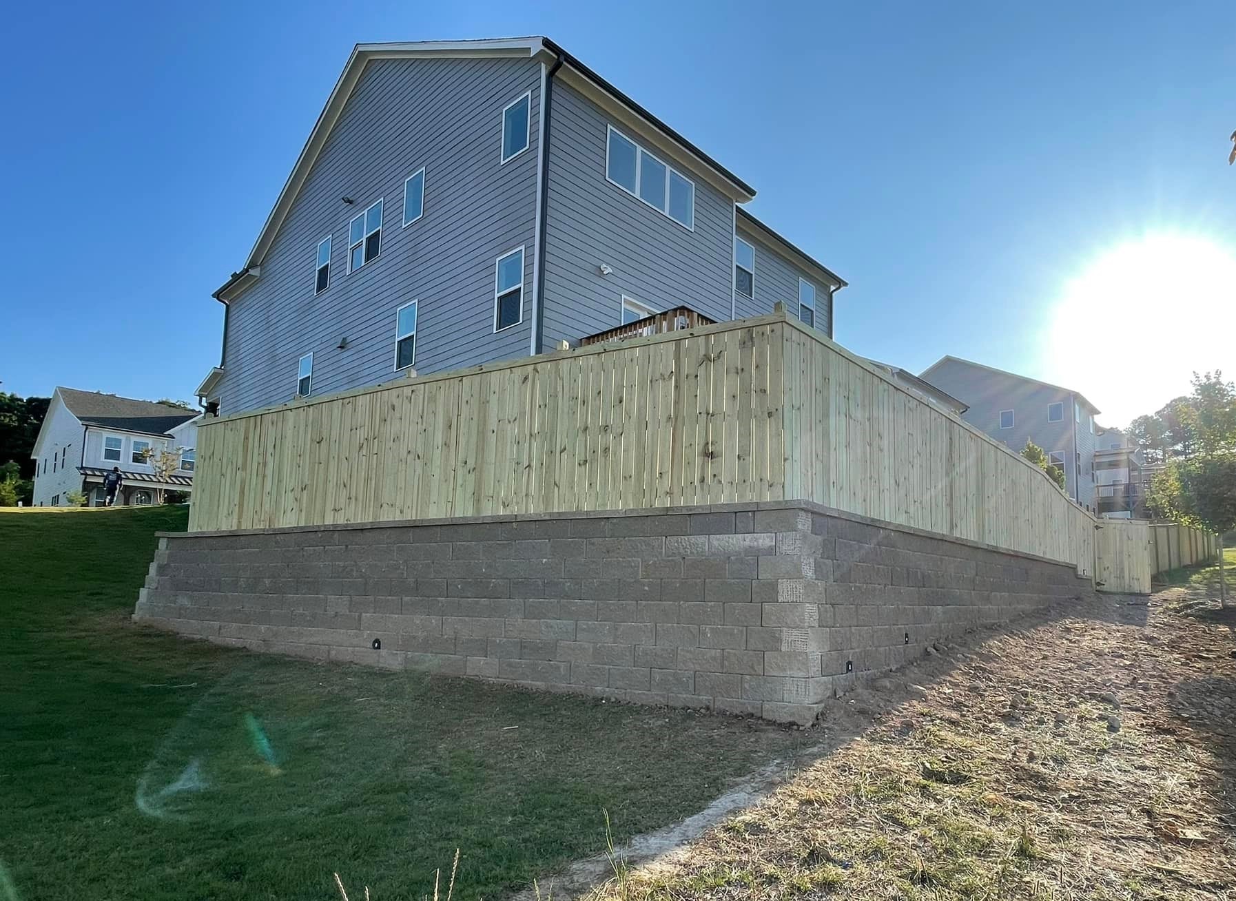 Fencing Before and After