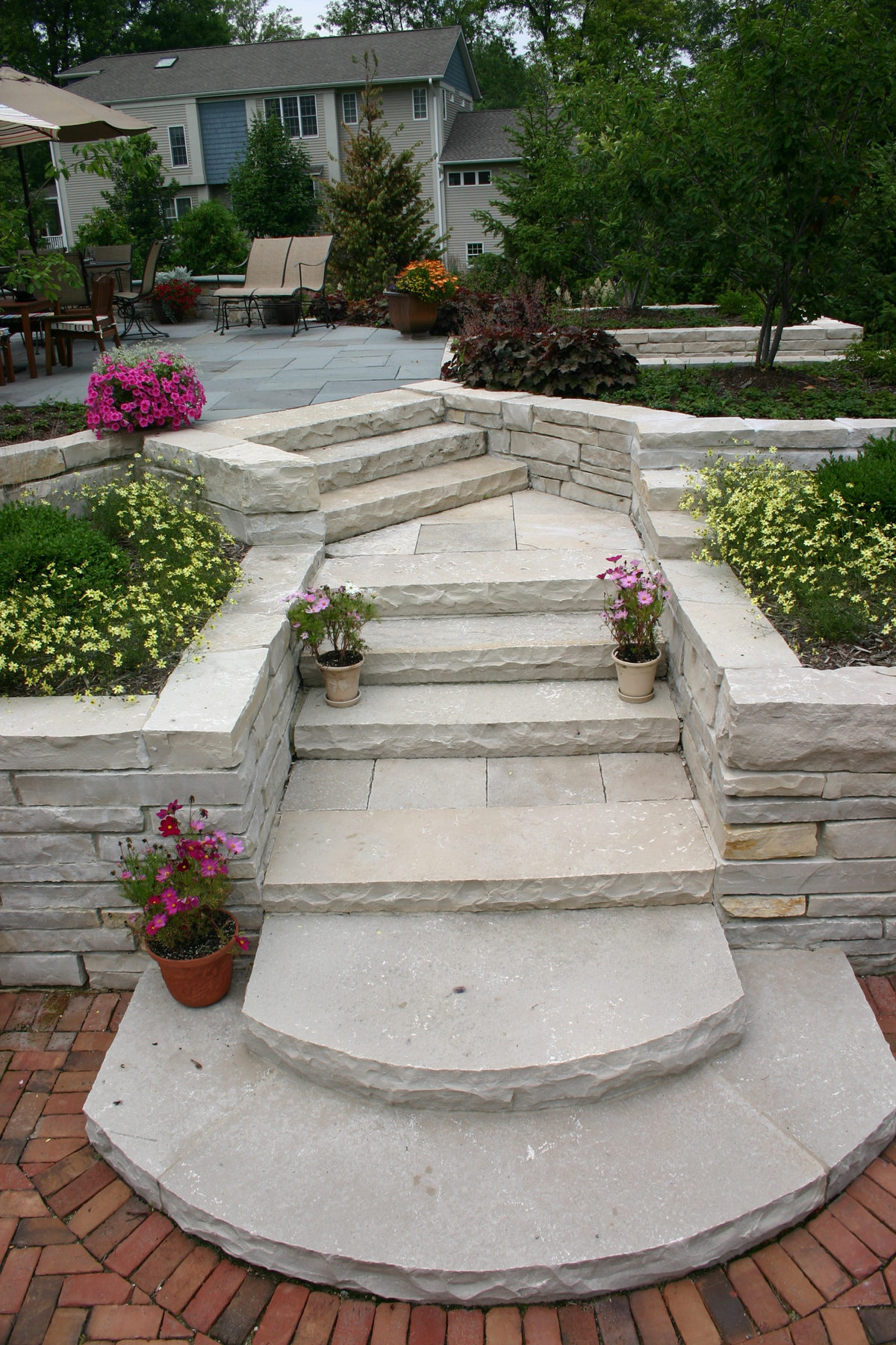 Custom stone masonry work in Canton Georgia by Kaizenscapes