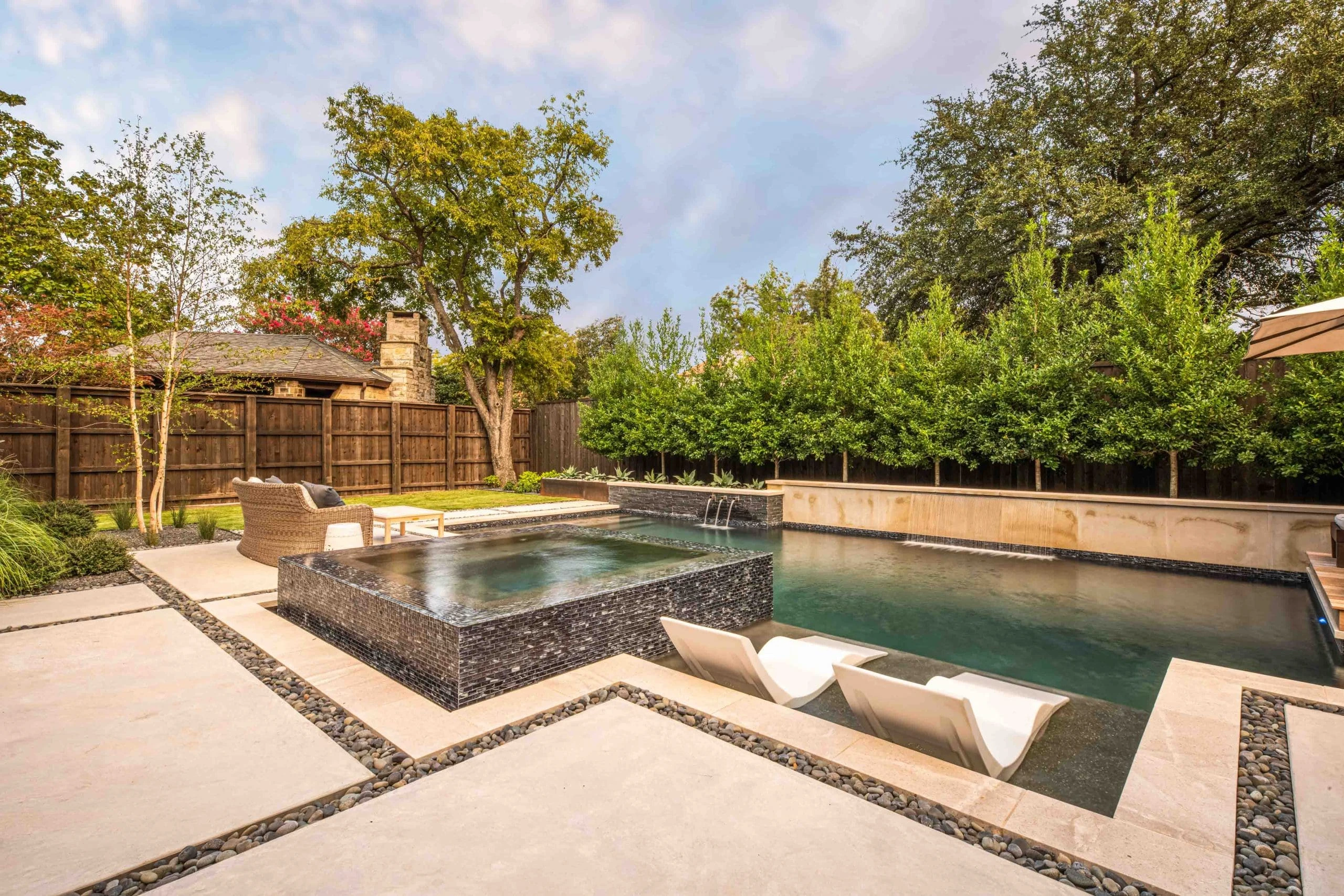 Outdoor Living Around Pool