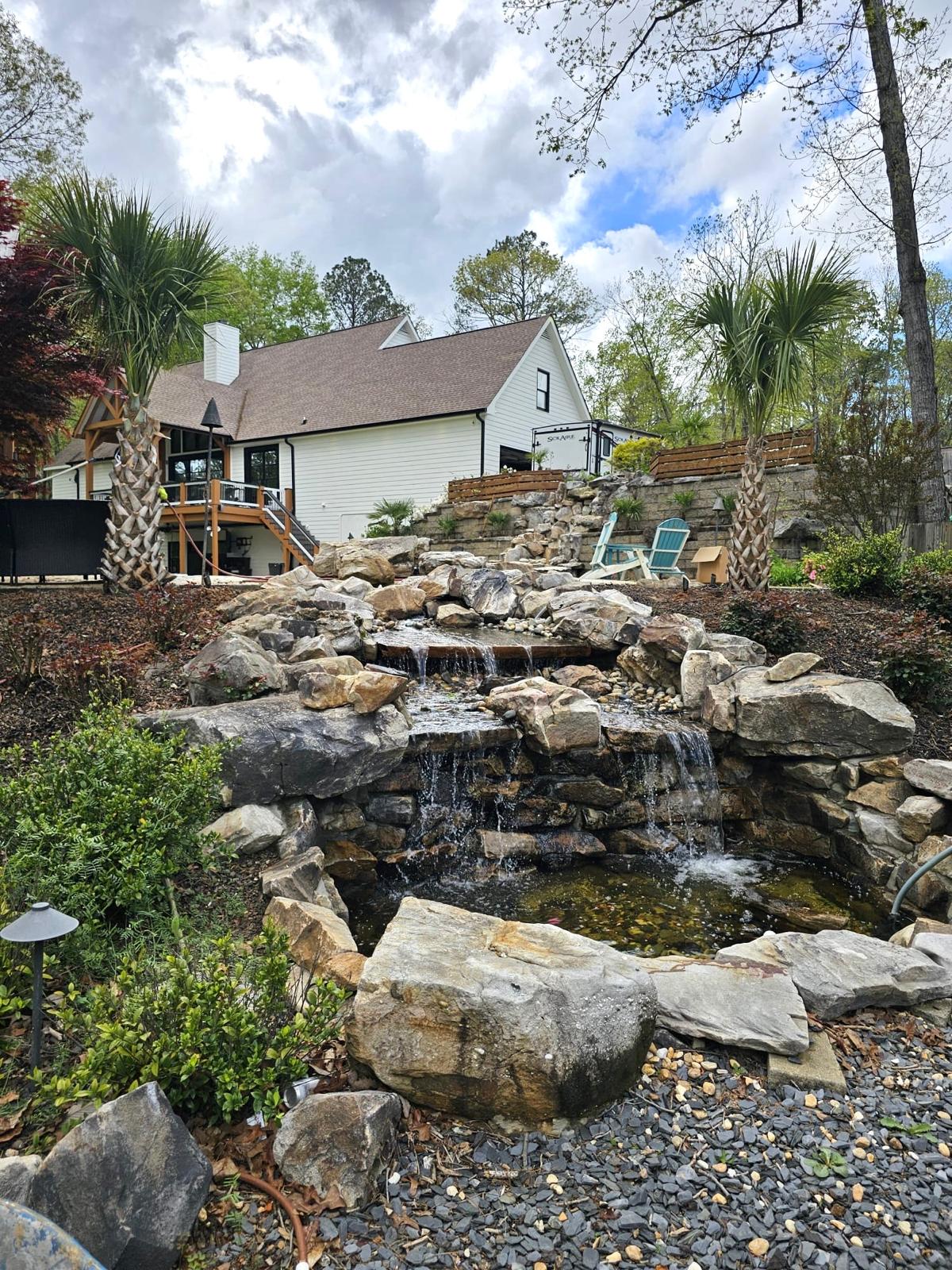 Water feature fountain Canton GA
