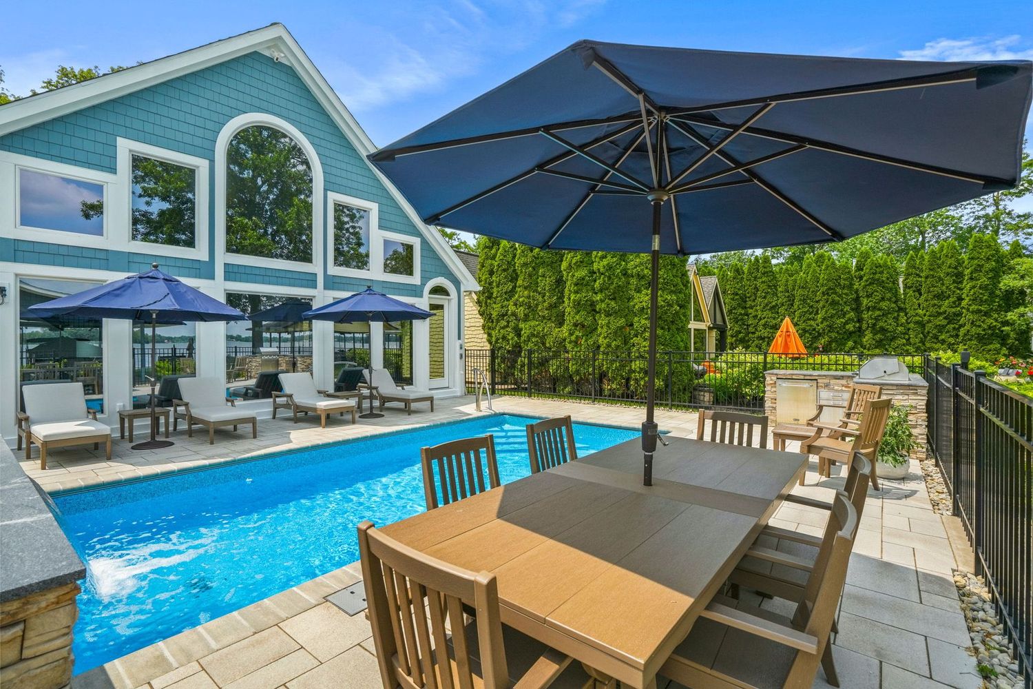 Backyard pool Stone Mountain Metro Atlanta