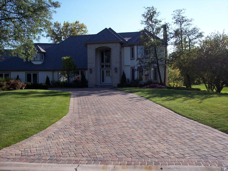 Backyard hardscape with fire feature and lounge area - Duluth, GA hardscaping contractor | Viral Spark Marketing