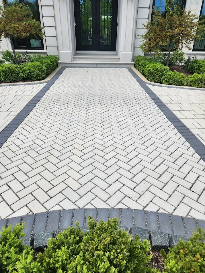 Outdoor kitchen patio integrated with hardscape design - Marietta, GA hardscaping contractor | Viral Spark Marketing