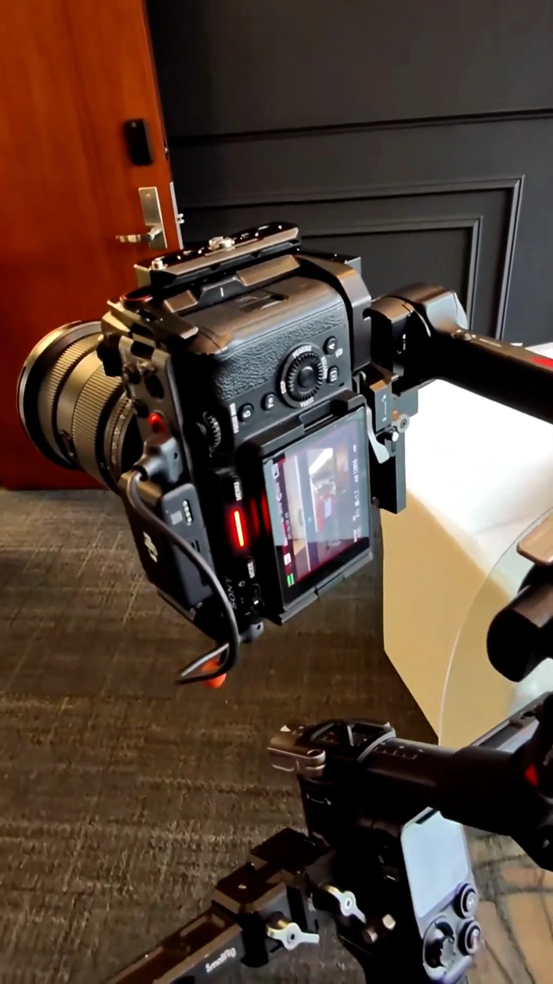 Behind the scenes of a Viral Spark content shoot at a Roswell PI law firm