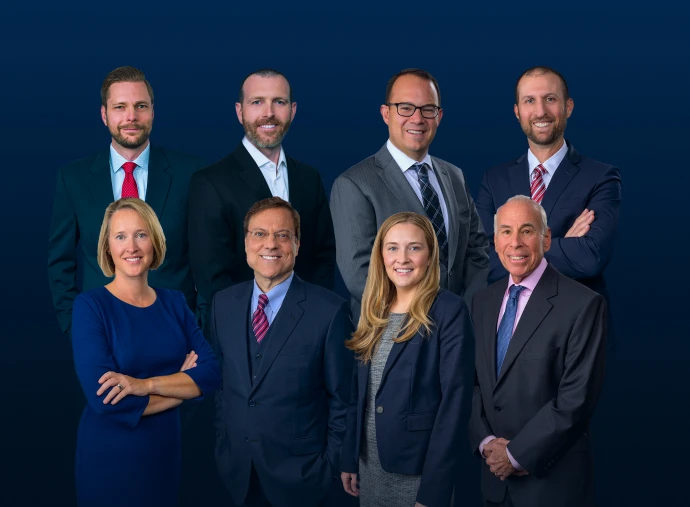 Marietta personal injury attorney team shot used in firm rebuild content library