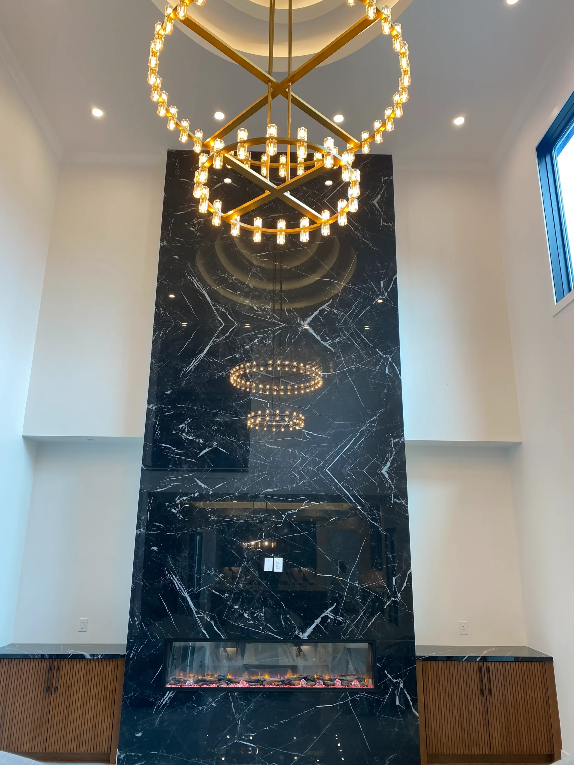 Lead generation for custom home builders in Buford — luxury custom home with stone facade