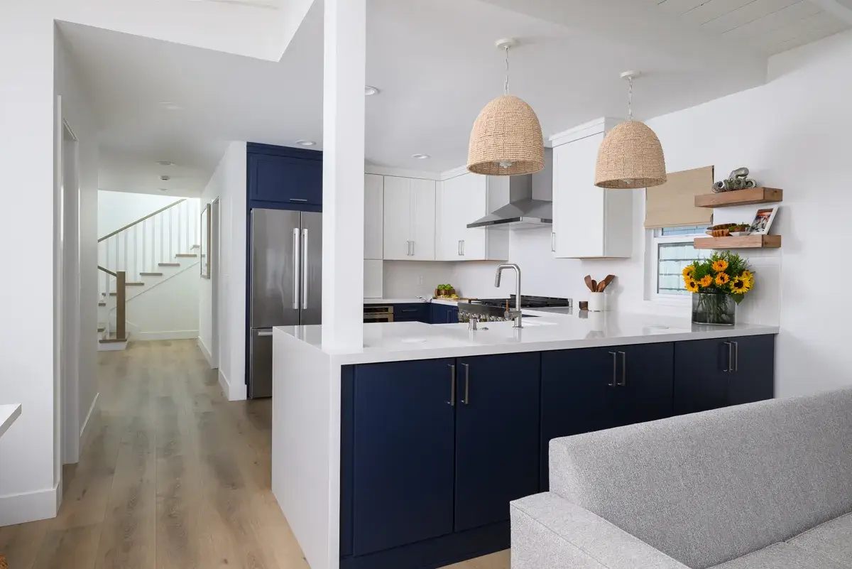 Cumming finished kitchen remodel with island and pendant lighting — owned-funnel content asset