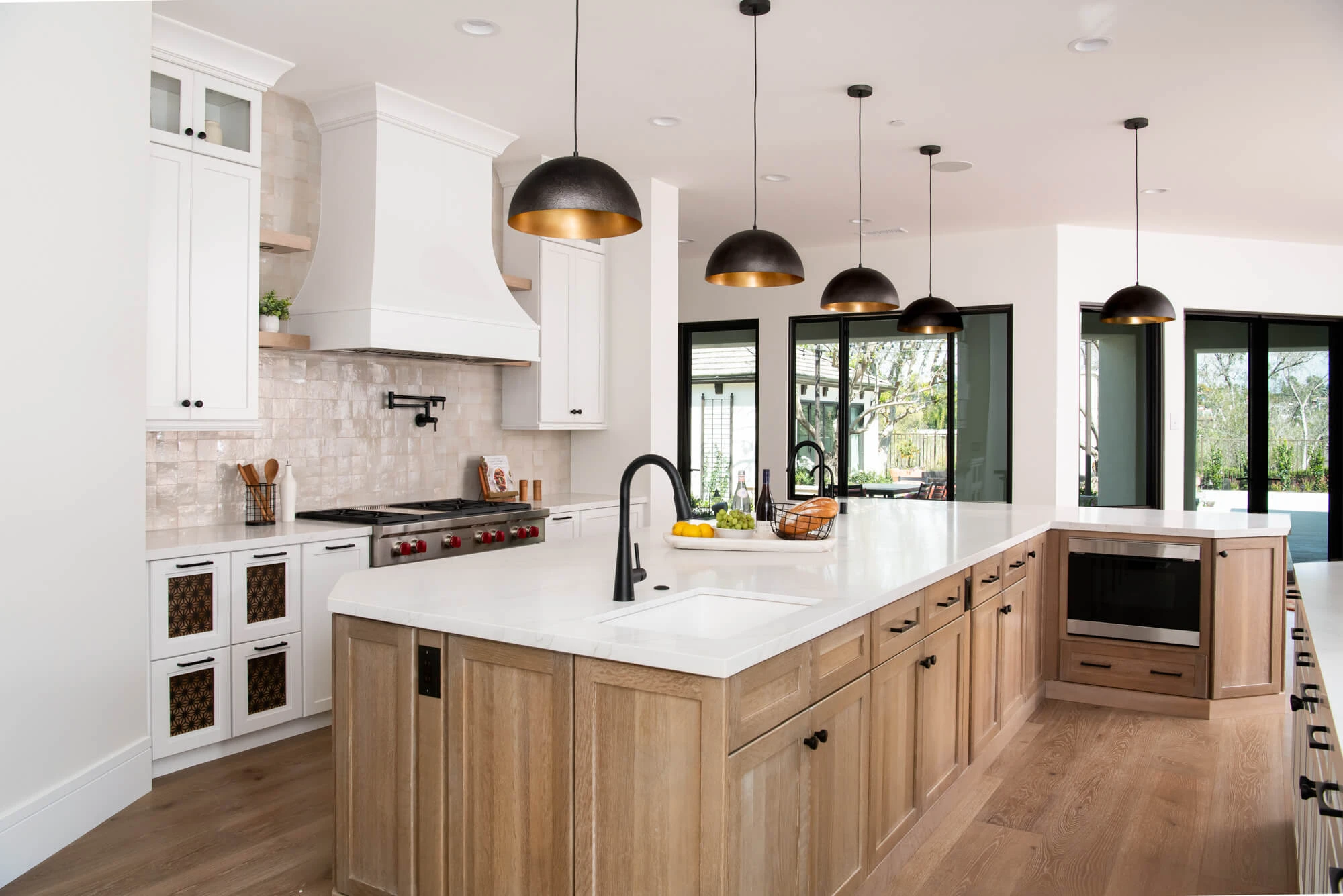 Custom home detail in a Johns Creek luxury build
