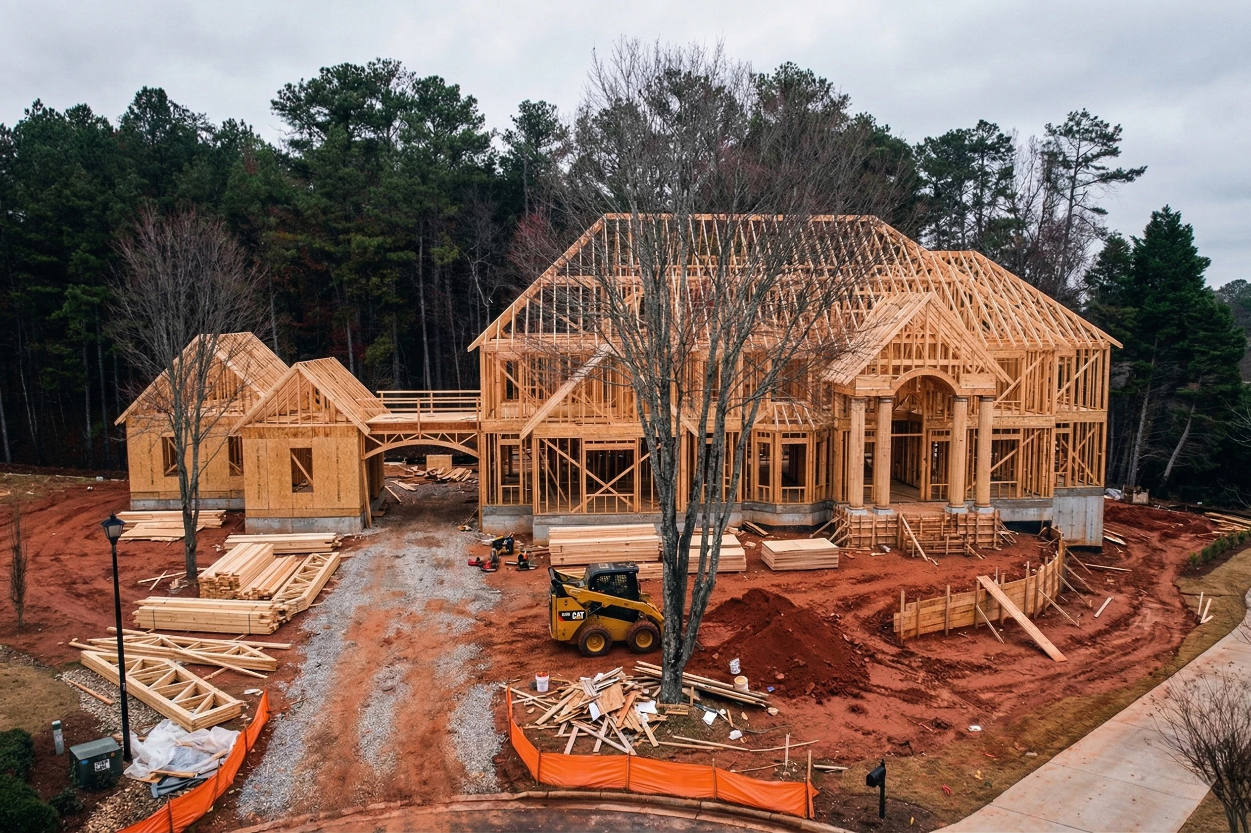 Custom estate exterior in Cumming, Georgia