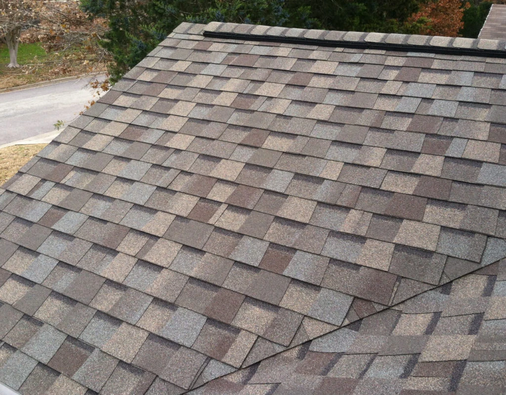 Completed roofing project on Johns Creek GA luxury residential home