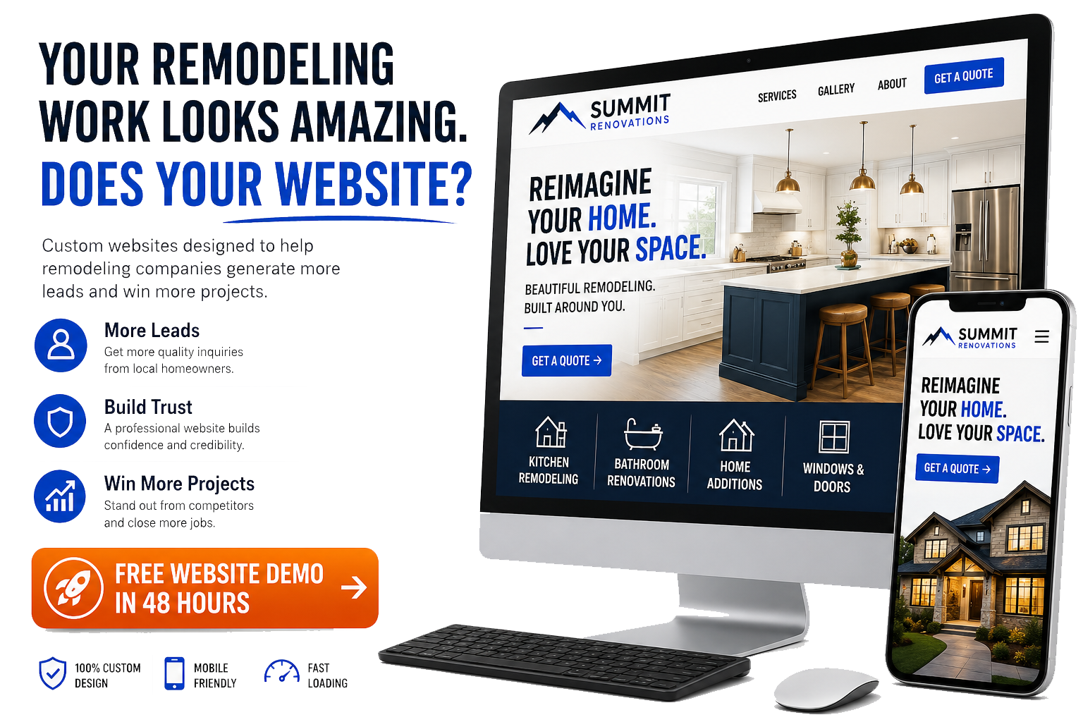 Your pools look amazing. Does your website? Free website demo in 48 hours